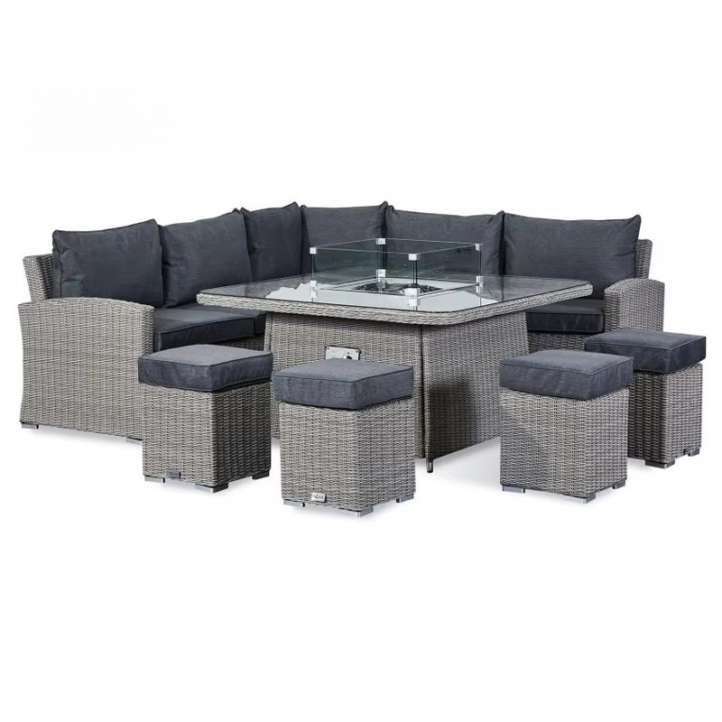ชุดโซฟาสนามหญ้ากันน้ำ 4 ชิ้น ว - Outdoor Furniture Set With Fire Pit บทวิจารณ์และราคา