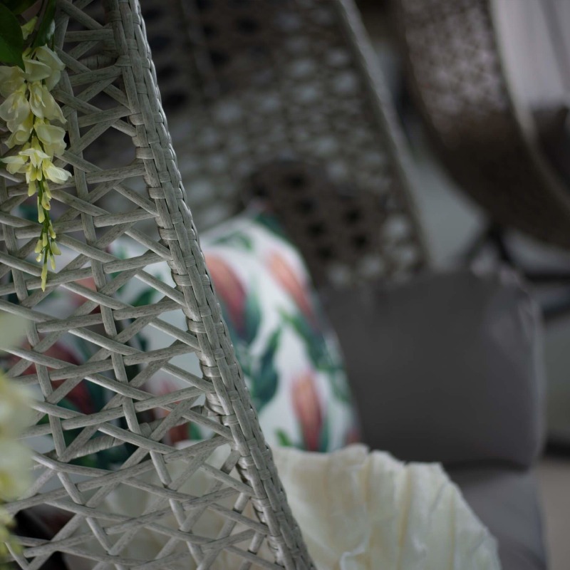 เก้าอี้แขวนหวายกลางแจ้ง Darwin - Outdoor Furniture Prices บทวิจารณ์และราคา