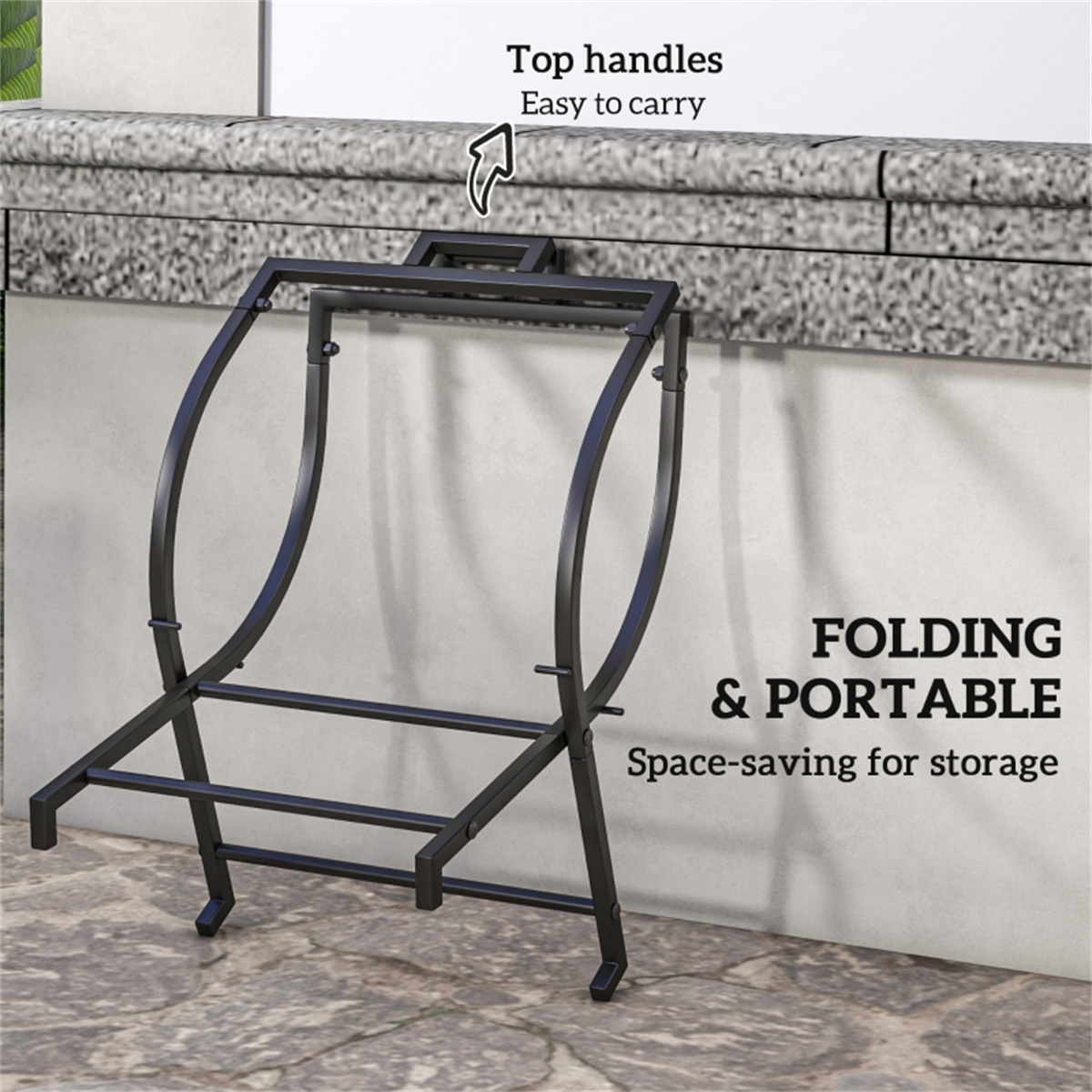 ชั้นวางฟืนสำหรับเฟอร์นิเจอร์กล - Outdoor Furniture Wooden บทวิจารณ์และราคา