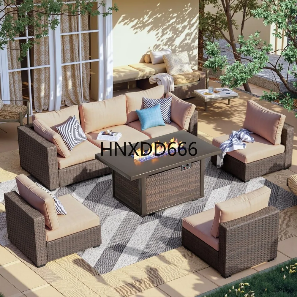 ชุดเฟอร์นิเจอร์ลานบ้าน 7 ชิ้น  - Outdoor Furniture Set With Fire Pit บทวิจารณ์และราคา