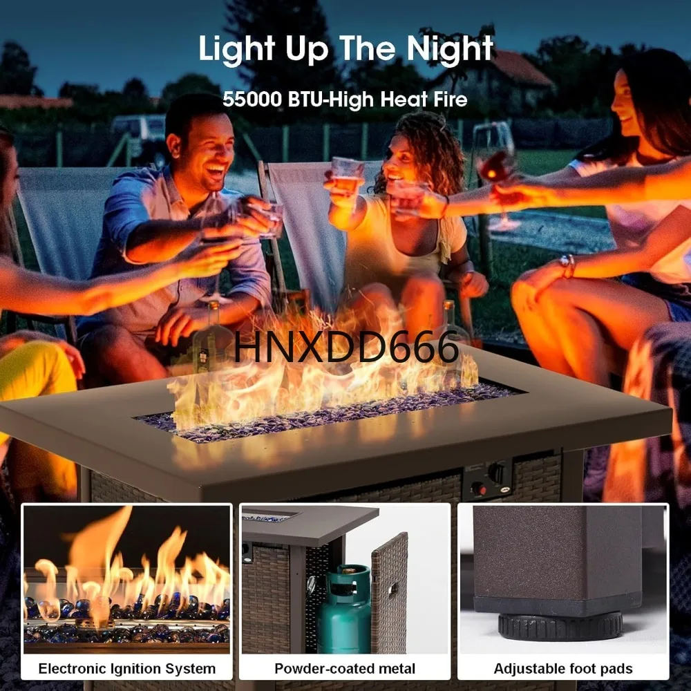 ชุดเฟอร์นิเจอร์ลานบ้าน 7 ชิ้น  - Outdoor Furniture Set With Fire Pit บทวิจารณ์และราคา