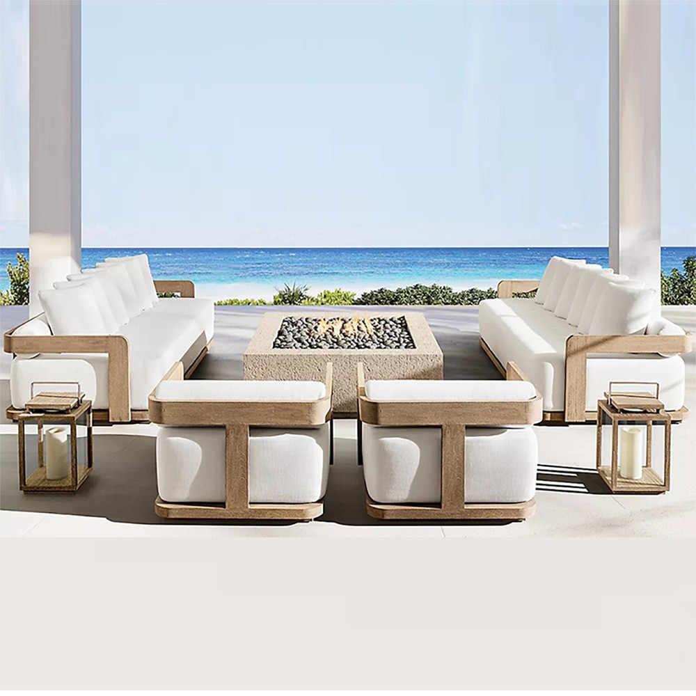 #   ชุดเฟอร์นิเจอร์สวนไม้สัก โ - Outdoor Furniture Set With Fire Pit บทวิจารณ์และราคา