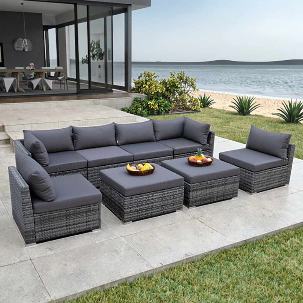 ชุดเฟอร์นิเจอร์โซฟากลางแจ้งทัน - Outdoor Furniture Set With Fire Pit บทวิจารณ์และราคา