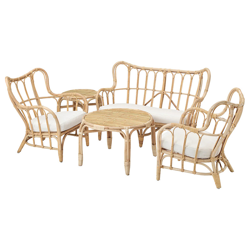 โซฟาหวายแท้ธรรมชาติแบบกำหนดเอง - Outdoor Furniture Indonesia บทวิจารณ์และราคา
