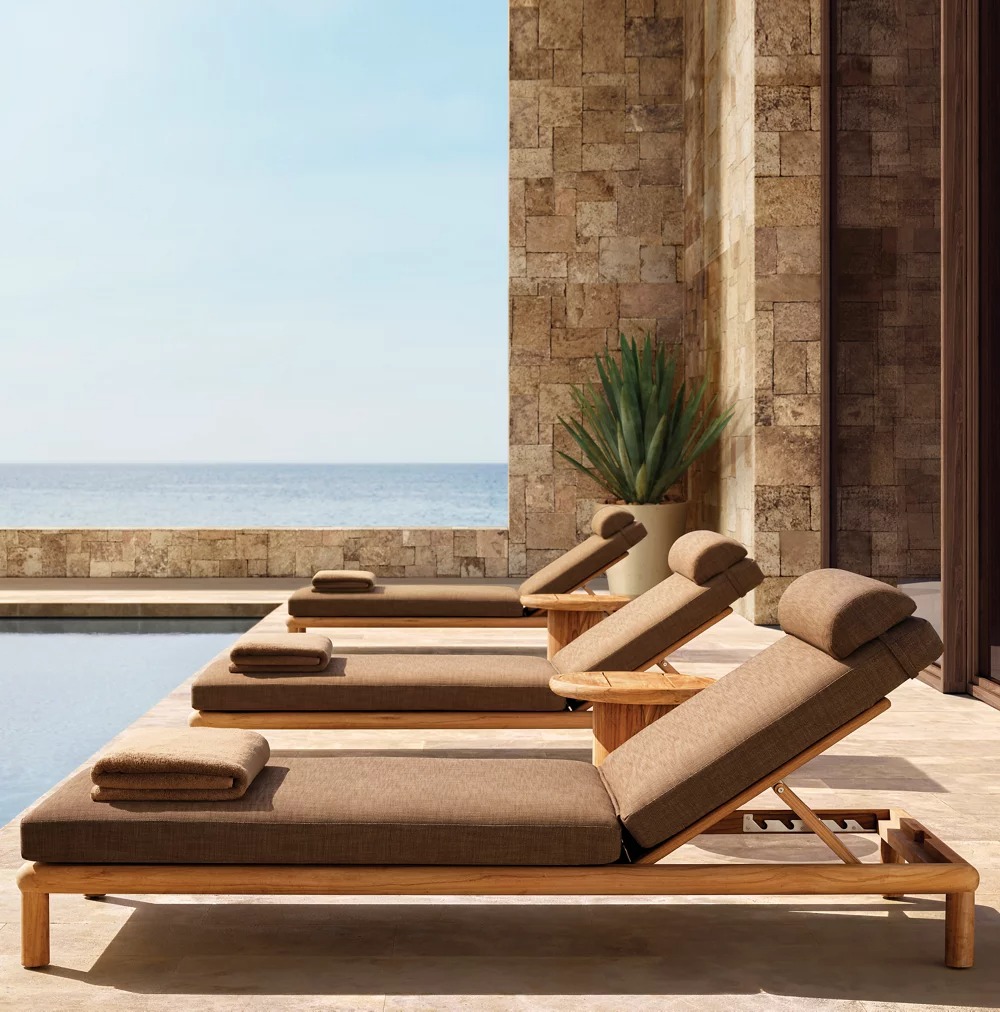 เก้าอี้อาบแดดไม้เนื้อแข็งสำหรั - Outdoor Furniture Prices บทวิจารณ์และราคา