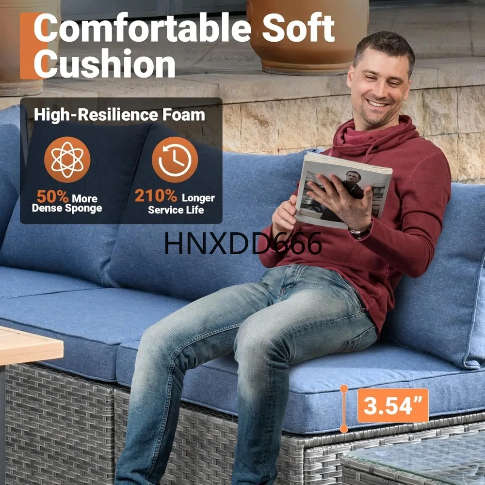 ชุดเฟอร์นิเจอร์ลานกลางแจ้ง 8 ช - Outdoor Furniture Set With Fire Pit บทวิจารณ์และราคา